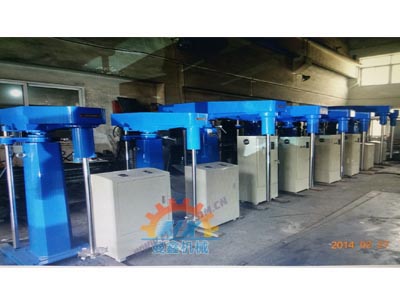 分散機(jī)完成，交付使用